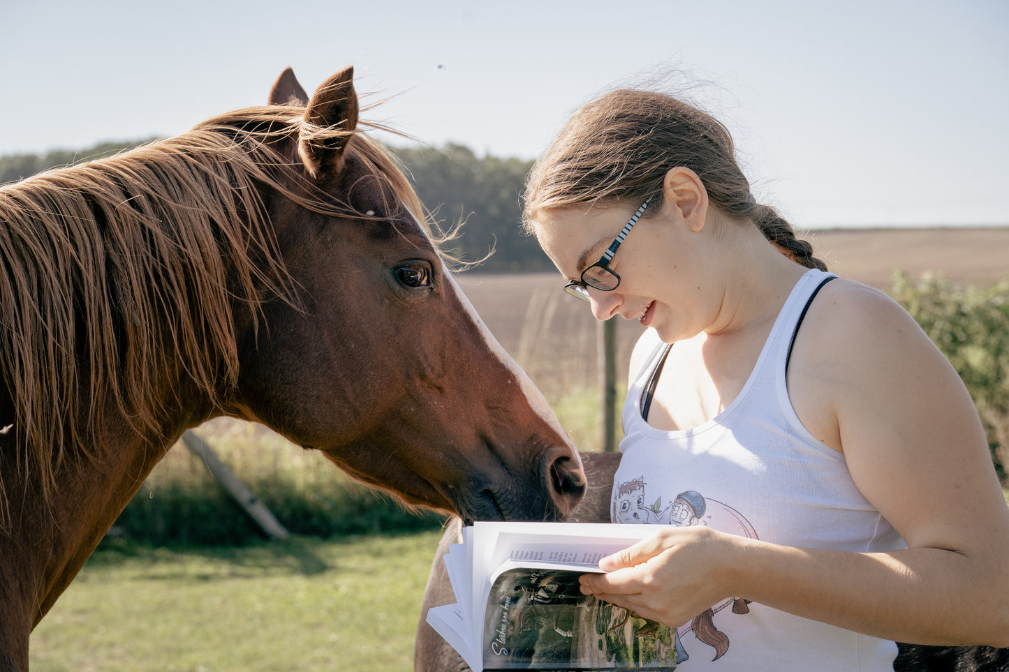 Kniha | S láskou pro koně: Cesta Evy Horlick Kristy čte