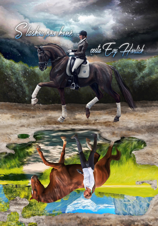 Kniha | S láskou pro koně: Cesta Evy Horlick obálka